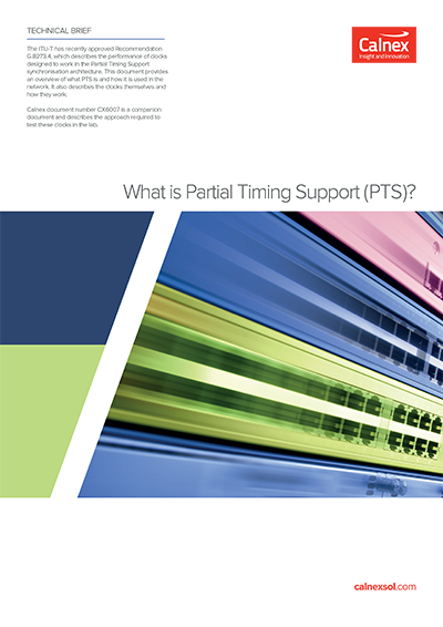 Front cover thumbnail - What is Partial Timing Support (PTS)?