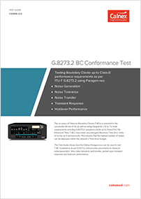 G.8273.2 BC Conformance Test
