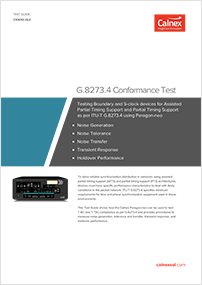 G.8273.4 Conformance Test